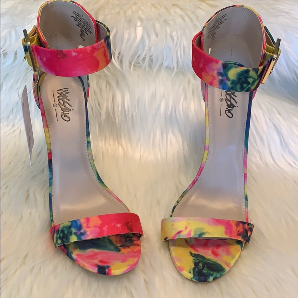 Beautiful Floral Spring Heels